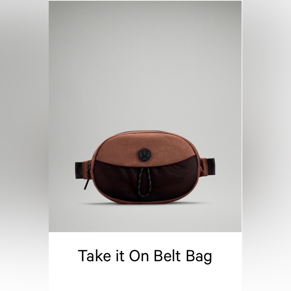 Lululemon belt bag - “take it on belt bag” copper color